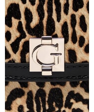 GUESS AUDREY                                   Sac &agrave; main avec bandouli&egrave;re, en cuir l&eacute;opard - Sacs pour Femme - 8
