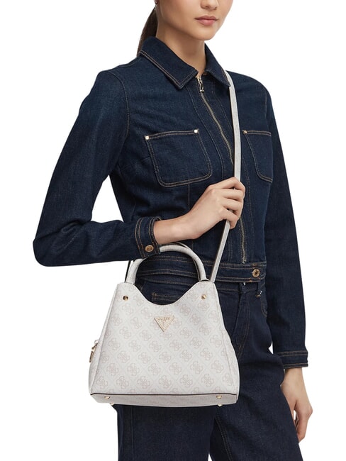 MERIDIAN 2                               Sac &agrave; main avec bandouli&egrave;re logo en os - Sacs pour Femme