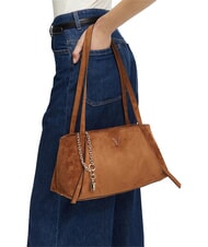 GUESS DEVON                                    sac bandouli&egrave;re COGNAC - Sacs pour Femme - 2