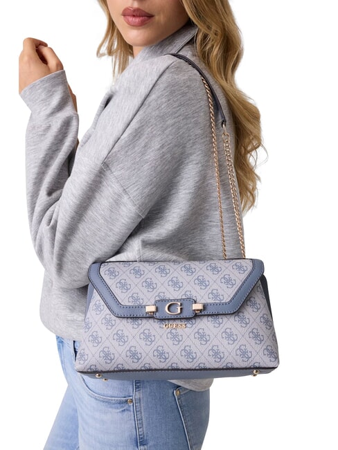 LINDSEY                                  Sac bandouli&egrave;re, double portabilit&eacute; logo en ardoise - Sacs pour Femme