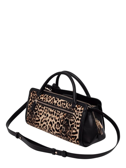 AUDREY                                   Sac &agrave; main avec bandouli&egrave;re, en cuir l&eacute;opard - Sacs pour Femme