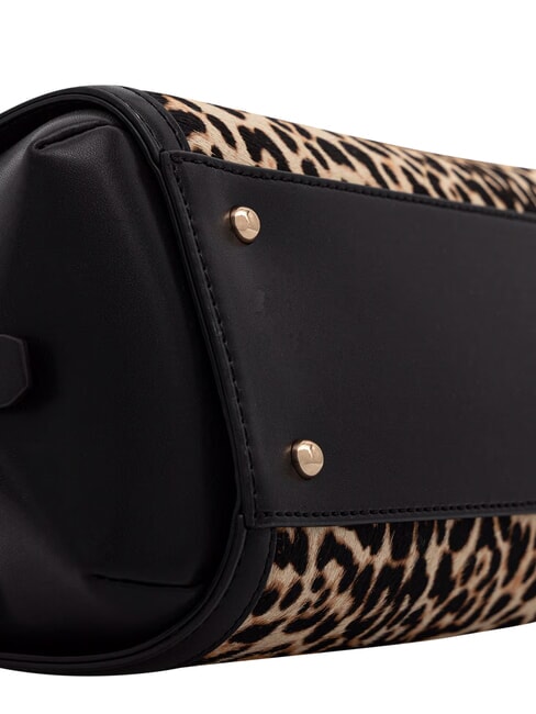 AUDREY                                   Sac &agrave; main avec bandouli&egrave;re, en cuir l&eacute;opard - Sacs pour Femme