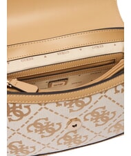 GUESS AUDREY                                   Sac &agrave; main avec bandouli&egrave;re logo beige - Sacs pour Femme - 6