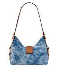 GUESS CAMDEN                                   Sac bandouli&egrave;re ajustable logo denim - Sacs pour Femme - 4