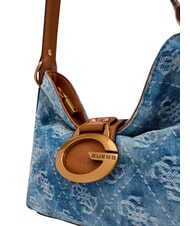 GUESS CAMDEN                                   Sac bandouli&egrave;re ajustable logo denim - Sacs pour Femme - 6