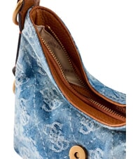 GUESS CAMDEN                                   Sac bandouli&egrave;re ajustable logo denim - Sacs pour Femme - 7