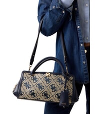 GUESS AUDREY                                   Sac &agrave; main avec bandouli&egrave;re logo marine - Sacs pour Femme - 2