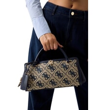 GUESS AUDREY                                   Sac &agrave; main avec bandouli&egrave;re logo marine - Sacs pour Femme - 3