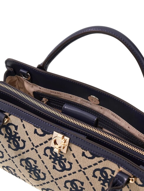 AUDREY                                   Sac &agrave; main avec bandouli&egrave;re logo marine - Sacs pour Femme