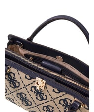 GUESS AUDREY                                   Sac &agrave; main avec bandouli&egrave;re logo marine - Sacs pour Femme - 6