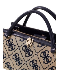 GUESS AUDREY                                   Sac &agrave; main avec bandouli&egrave;re logo marine - Sacs pour Femme - 7