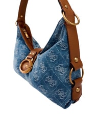 GUESS CAMDEN                                   Sac bandouli&egrave;re ajustable logo denim - Sacs pour Femme - 4