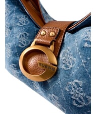 GUESS CAMDEN                                   Sac bandouli&egrave;re ajustable logo denim - Sacs pour Femme - 6