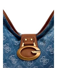 GUESS CAMDEN                                   Sac bandouli&egrave;re ajustable logo denim - Sacs pour Femme - 7