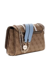 GUESS NOELLE 2                                 Sac bandouli&egrave;re &agrave; double poign&eacute;e logo lait/bleu clair - Sacs pour Femme - 3