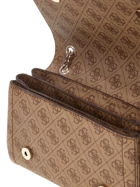 NOELLE 2                                 Sac bandouli&egrave;re &agrave; double poign&eacute;e logo lait/bleu clair - Sacs pour Femme