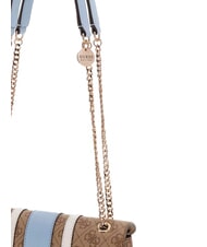 GUESS NOELLE 2                                 Sac bandouli&egrave;re &agrave; double poign&eacute;e logo lait/bleu clair - Sacs pour Femme - 5