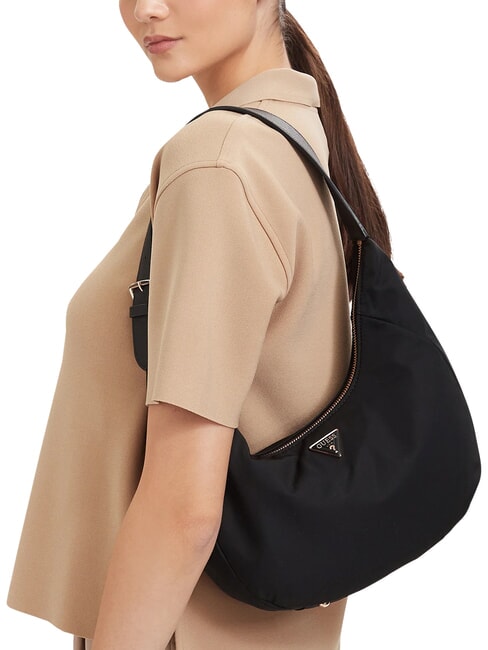 ECO GEMMA                                Sac bandouli&egrave;re ajustable NOIR - Sacs pour Femme