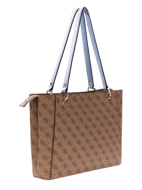 NOELLE 2                                 sac &agrave; bandouli&egrave;re logo lait/bleu clair - Sacs pour Femme