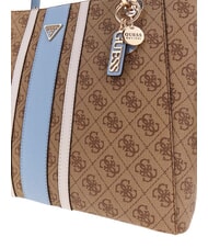GUESS NOELLE 2                                 sac &agrave; bandouli&egrave;re logo lait/bleu clair - Sacs pour Femme - 5
