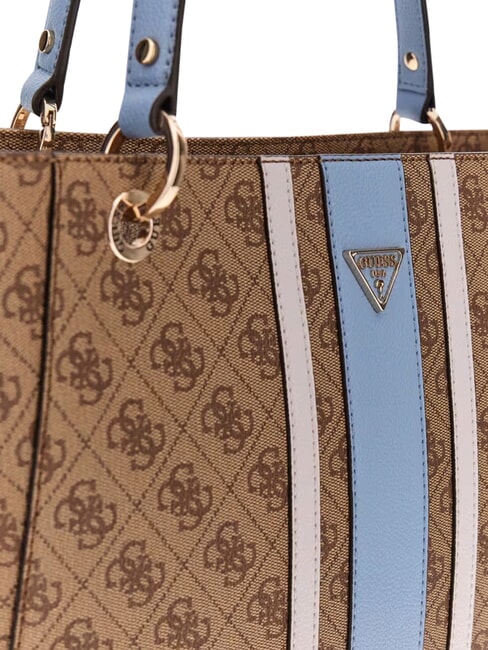 NOELLE 2                                 sac &agrave; bandouli&egrave;re logo lait/bleu clair - Sacs pour Femme