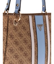GUESS NOELLE 2                                 sac &agrave; bandouli&egrave;re logo lait/bleu clair - Sacs pour Femme - 6