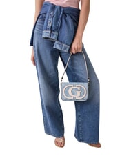 GUESS RUBY sac bandouli&egrave;re logo denim - Sacs pour Femme - 2