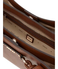 GUESS CAMELIA 3                                sac &agrave; bandouli&egrave;re COGNAC - Sacs pour Femme - 3