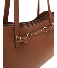 GUESS CAMELIA 3                                sac &agrave; bandouli&egrave;re COGNAC - Sacs pour Femme - 4