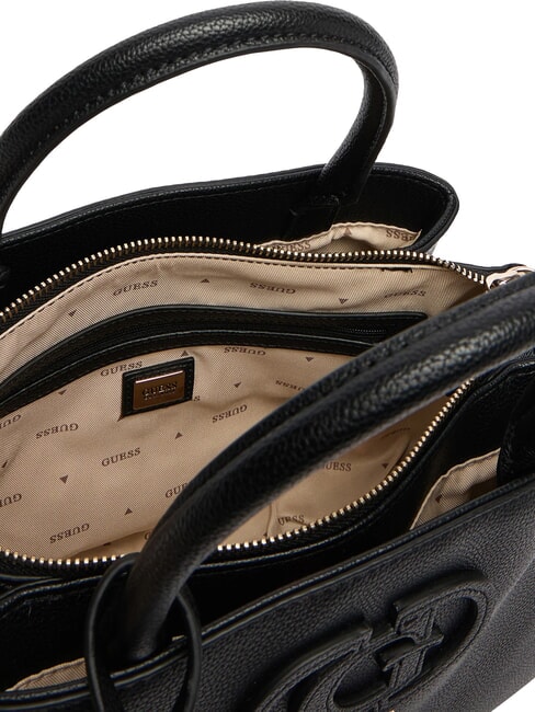 ISOLA Sac &agrave; main avec bandouli&egrave;re NOIR - Sacs pour Femme