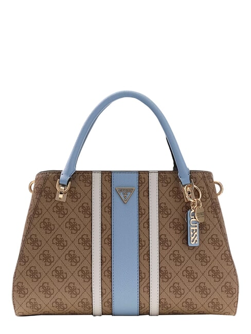 NOELLE 2                                 Sac &agrave; main avec bandouli&egrave;re logo lait/bleu clair - Sacs pour Femme