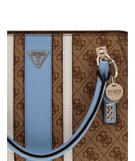 GUESS NOELLE 2                                 Sac &agrave; main avec bandouli&egrave;re logo lait/bleu clair - Sacs pour Femme - 4