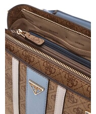 GUESS NOELLE 2                                 Sac &agrave; main avec bandouli&egrave;re logo lait/bleu clair - Sacs pour Femme - 5