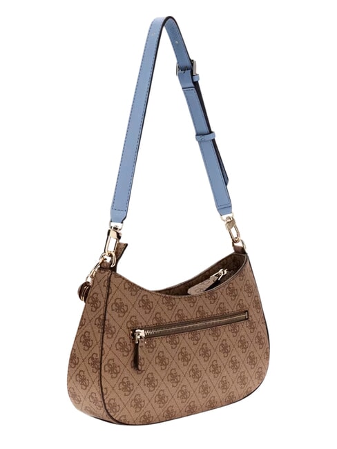 NOELLE 2                                 Sac bandouli&egrave;re ajustable logo lait/bleu clair - Sacs pour Femme