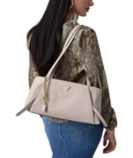 GUESS DEVON sac bandouli&egrave;re taupe clair - Sacs pour Femme - 2