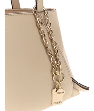 GUESS DEVON sac bandouli&egrave;re taupe clair - Sacs pour Femme - 4