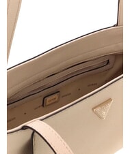 GUESS DEVON sac bandouli&egrave;re taupe clair - Sacs pour Femme - 5