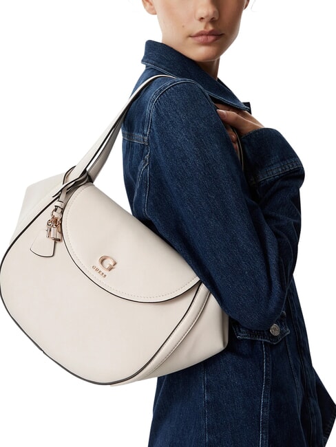 COLEEN                                   Sac bandouli&egrave;re &agrave; double poign&eacute;e OFFWHITE - Sacs pour Femme