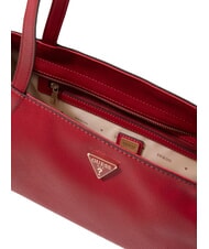 GUESS DEVON sac bandouli&egrave;re cerise noire - Sacs pour Femme - 4
