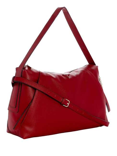 DEVON Sac bandouli&egrave;re, avec bandouli&egrave;re cerise noire - Sacs pour Femme