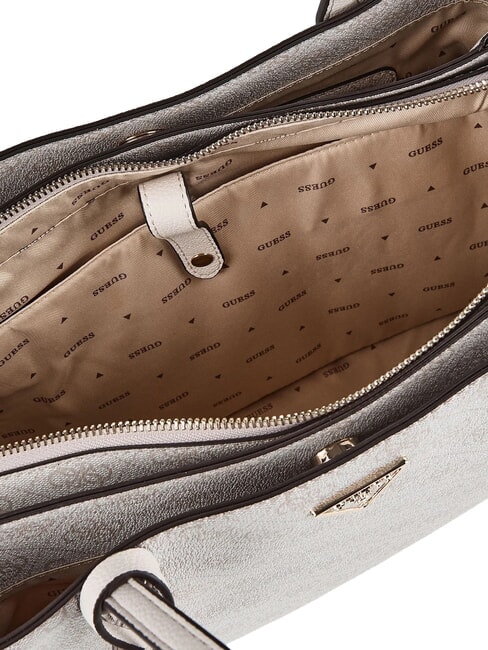 NOELLE 2 4G sac bandouli&egrave;re logo en os - Sacs pour Femme