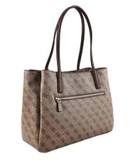 GUESS NOELLE 2 4G sac bandouli&egrave;re logo latte / marron - Sacs pour Femme - 3