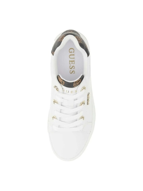 ROAZY Baskets compens&eacute;es de 7,5 cm blanc - Chaussures Femme