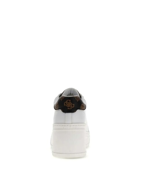 ROAZY Baskets compens&eacute;es de 7,5 cm blanc - Chaussures Femme