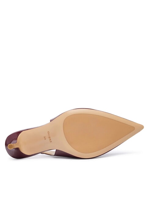 NASHILY Escarpins &agrave; talon de 8,5 cm ROUGE - Chaussures Femme