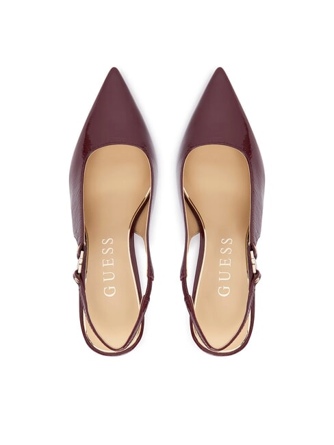 NASHILY Escarpins &agrave; talon de 8,5 cm ROUGE - Chaussures Femme