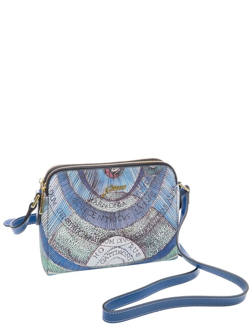 PLANETARIUM sac bandouli&egrave;re aigue-marine/bleu marine - Sacs pour Femme