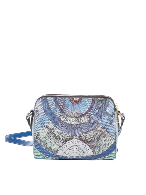 PLANETARIUM sac bandouli&egrave;re aigue-marine/bleu marine - Sacs pour Femme