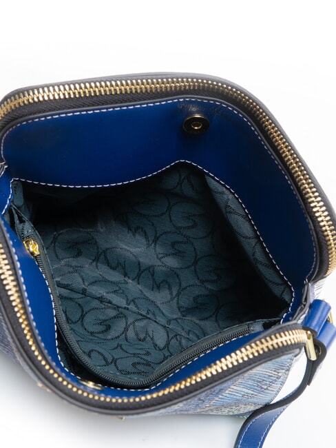 PLANETARIUM sac bandouli&egrave;re aigue-marine/bleu marine - Sacs pour Femme