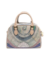 GATTINONI PLANETARIUM Sac d&ocirc;me moyen avec bandouli&egrave;re aquarelle/beige - Sacs pour Femme - 4